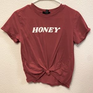 Red honey shirt